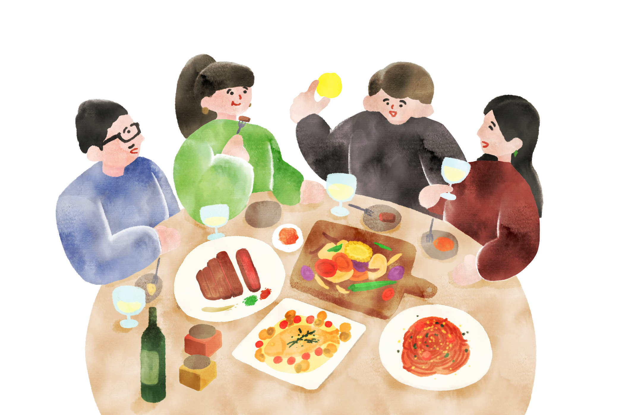 はじめまして。“へそのや”の青山です。