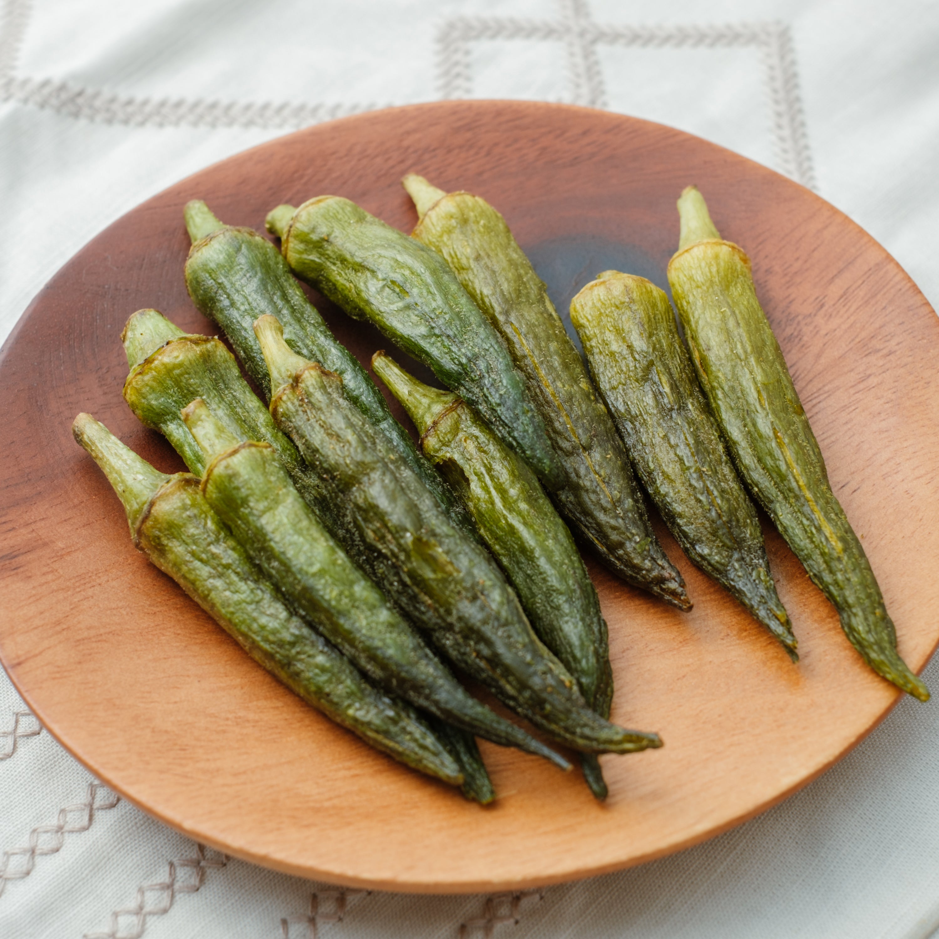 オクラのチップス