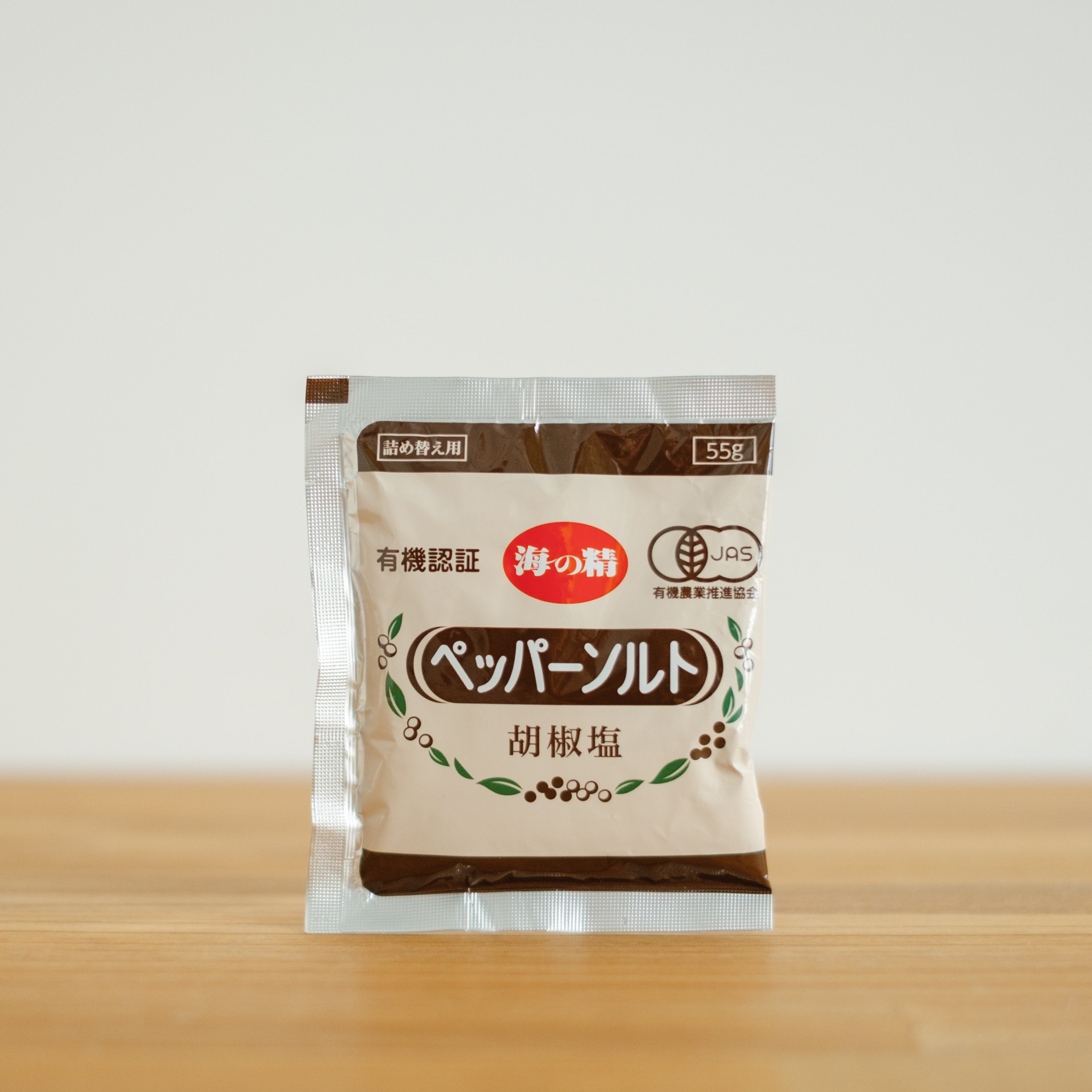 海の精 有機ペッパーソルト 55g 【詰め替え用】