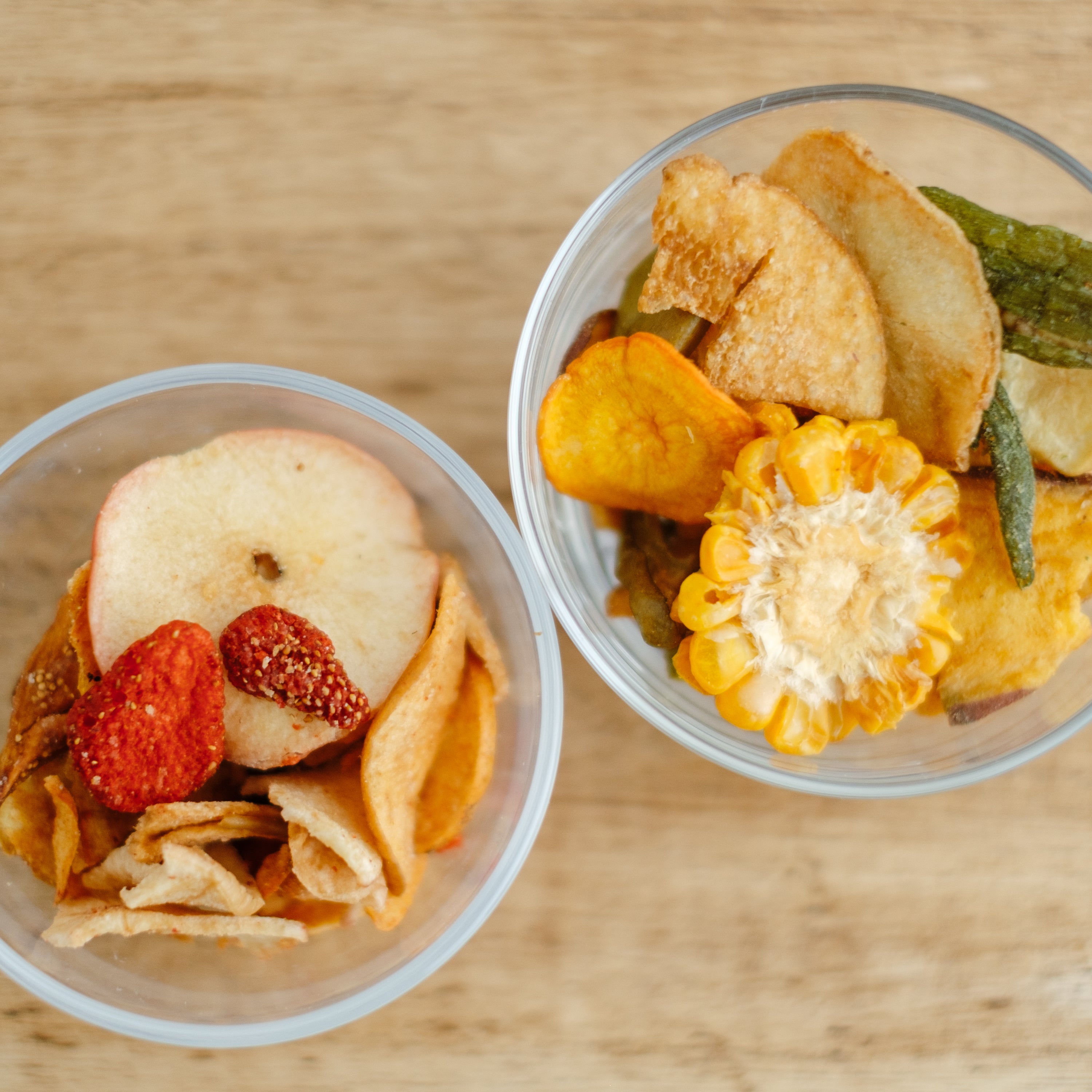 へそのやチップスセット【送料無料・15%OFF】やさいのチップス4袋・くだもののチップス4袋