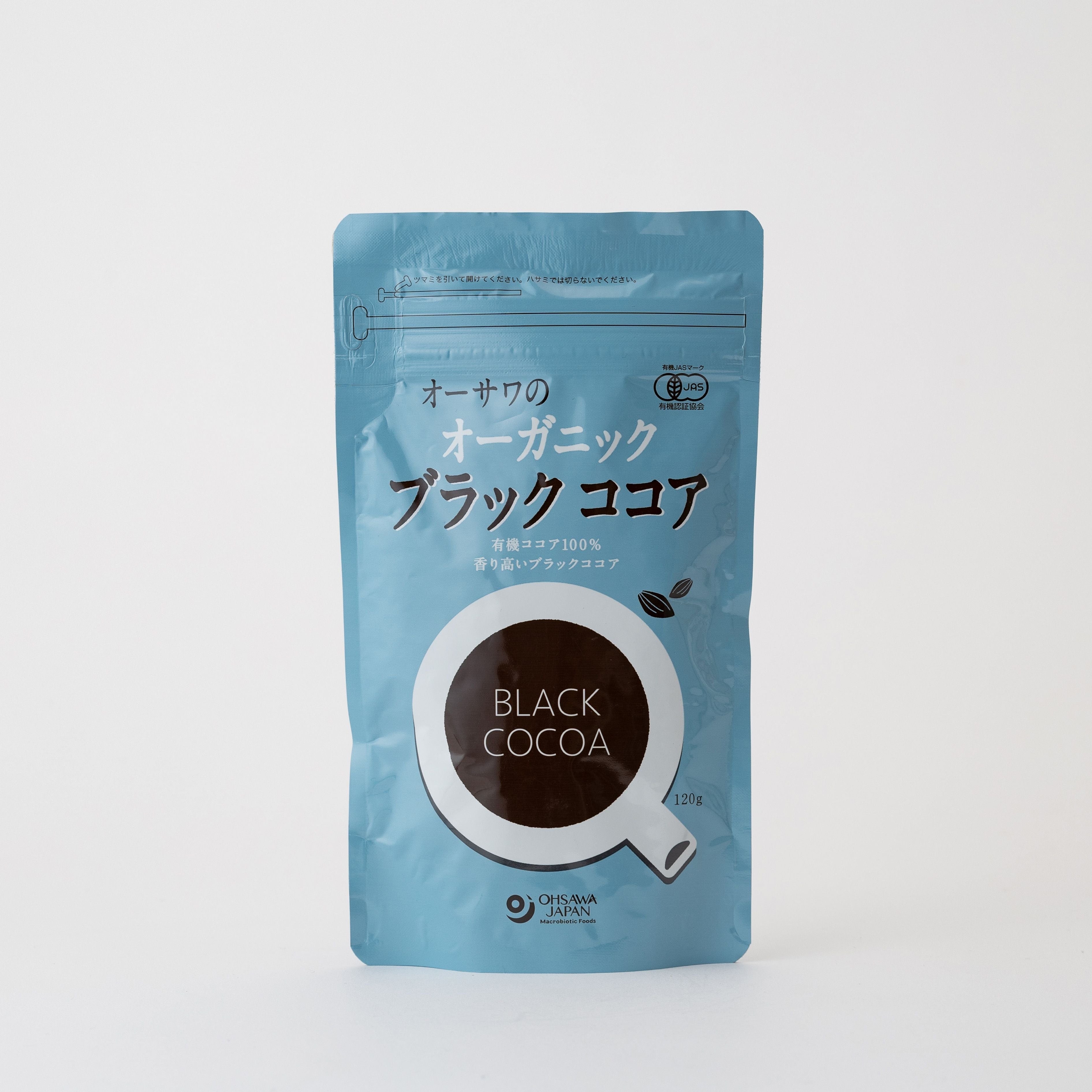 オーサワのオーガニックブラックココア 120g