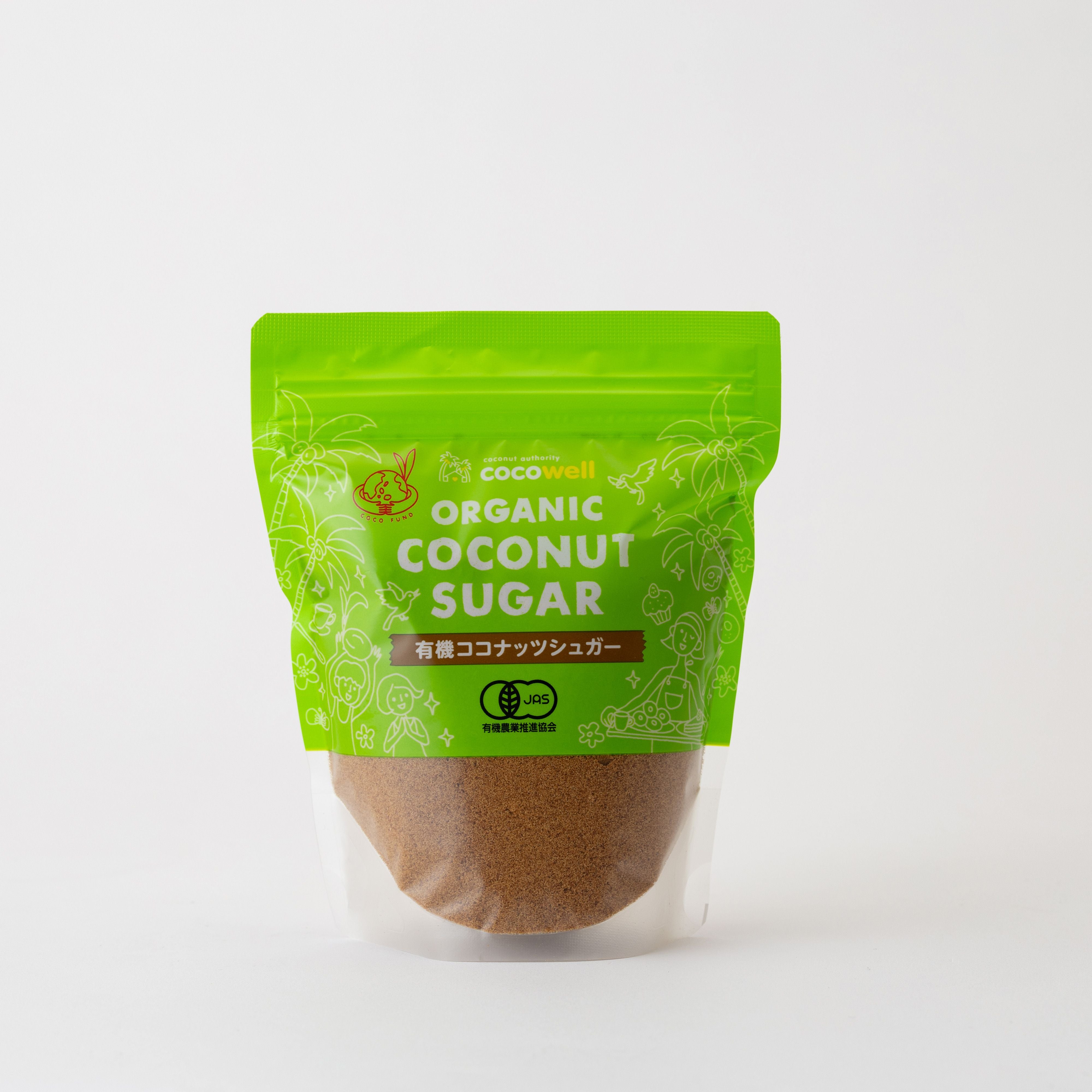 ココウェル 有機ココナッツシュガー 230g
