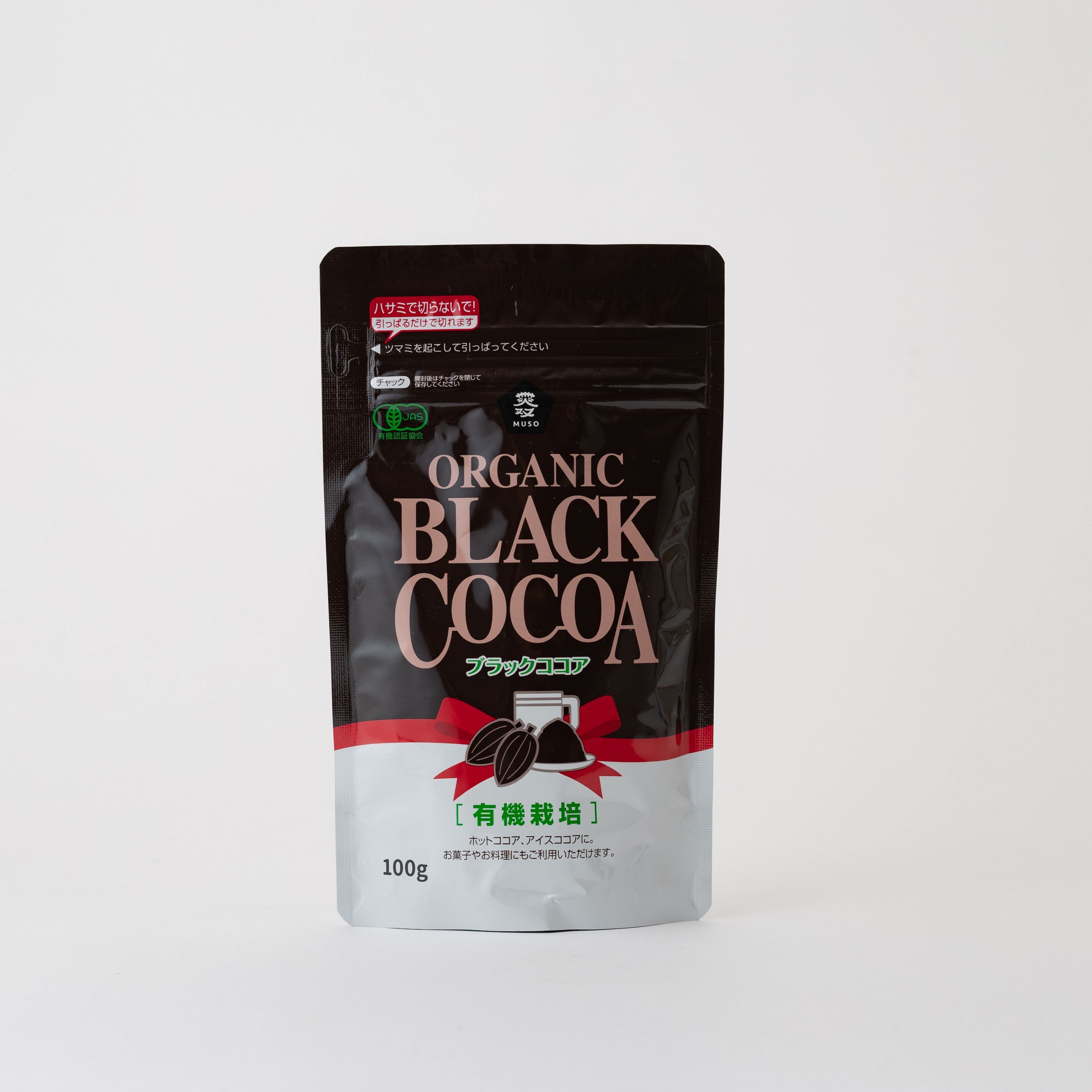 ムソー 無双 オーガニックブラックココア(無糖) 100g