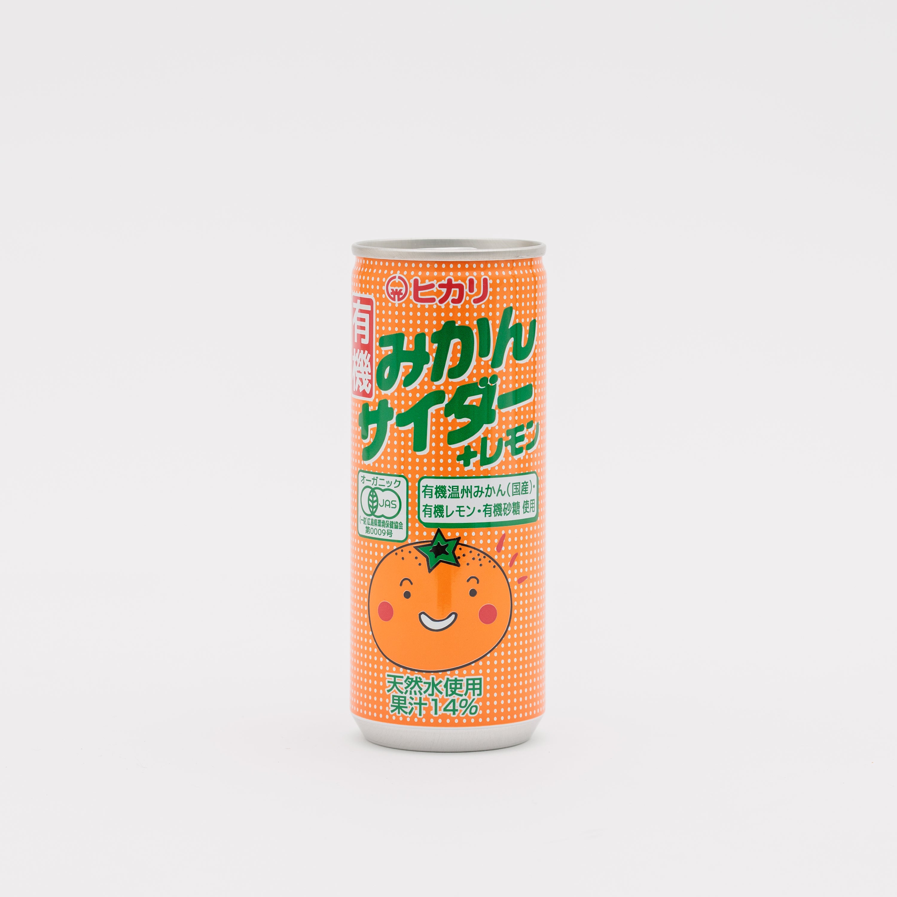 ヒカリ 有機みかんサイダー+レモン