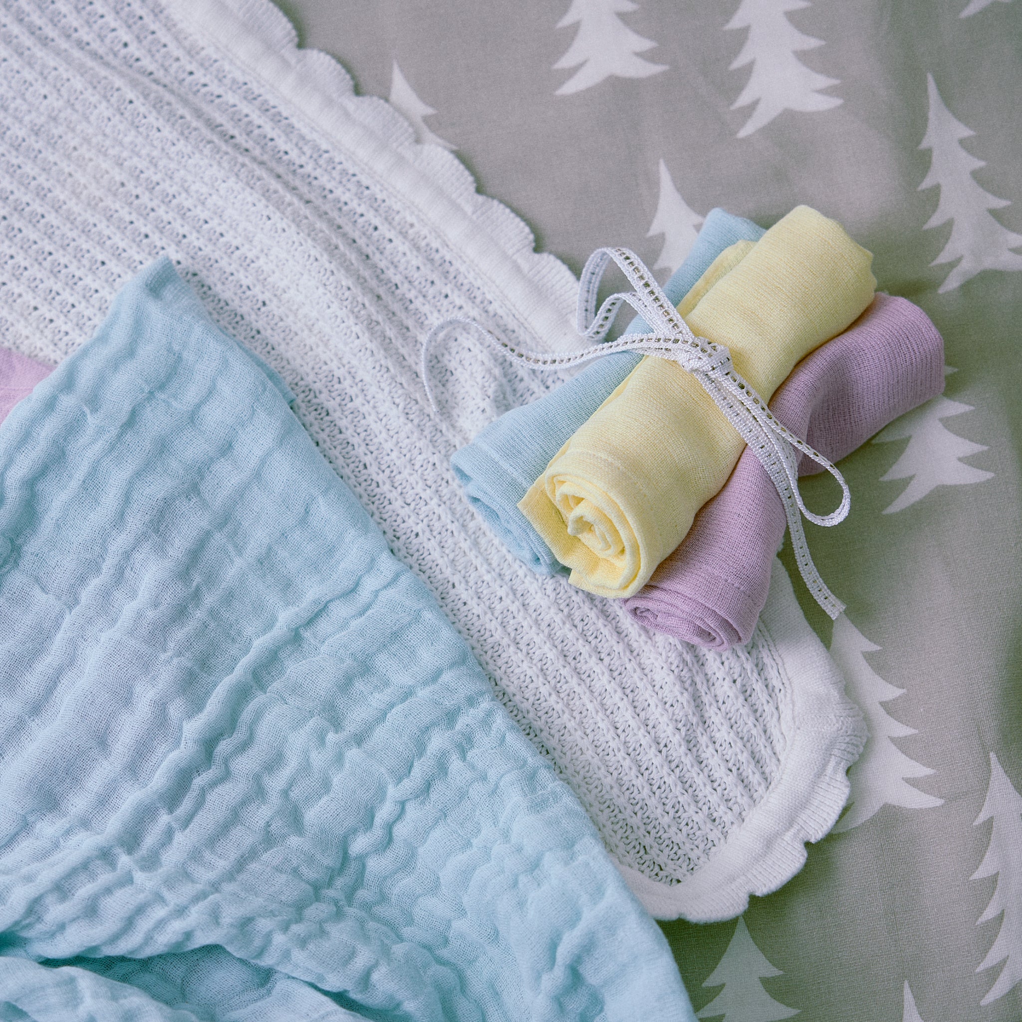 【お得な6枚セット】やわらかガーゼのハンカチ