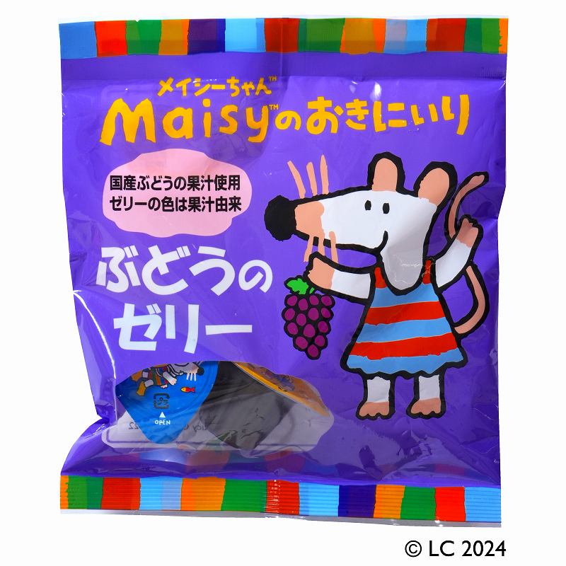 創健社 メイシーちゃん（ＴＭ）のおきにいり ぶどうのゼリー 6個