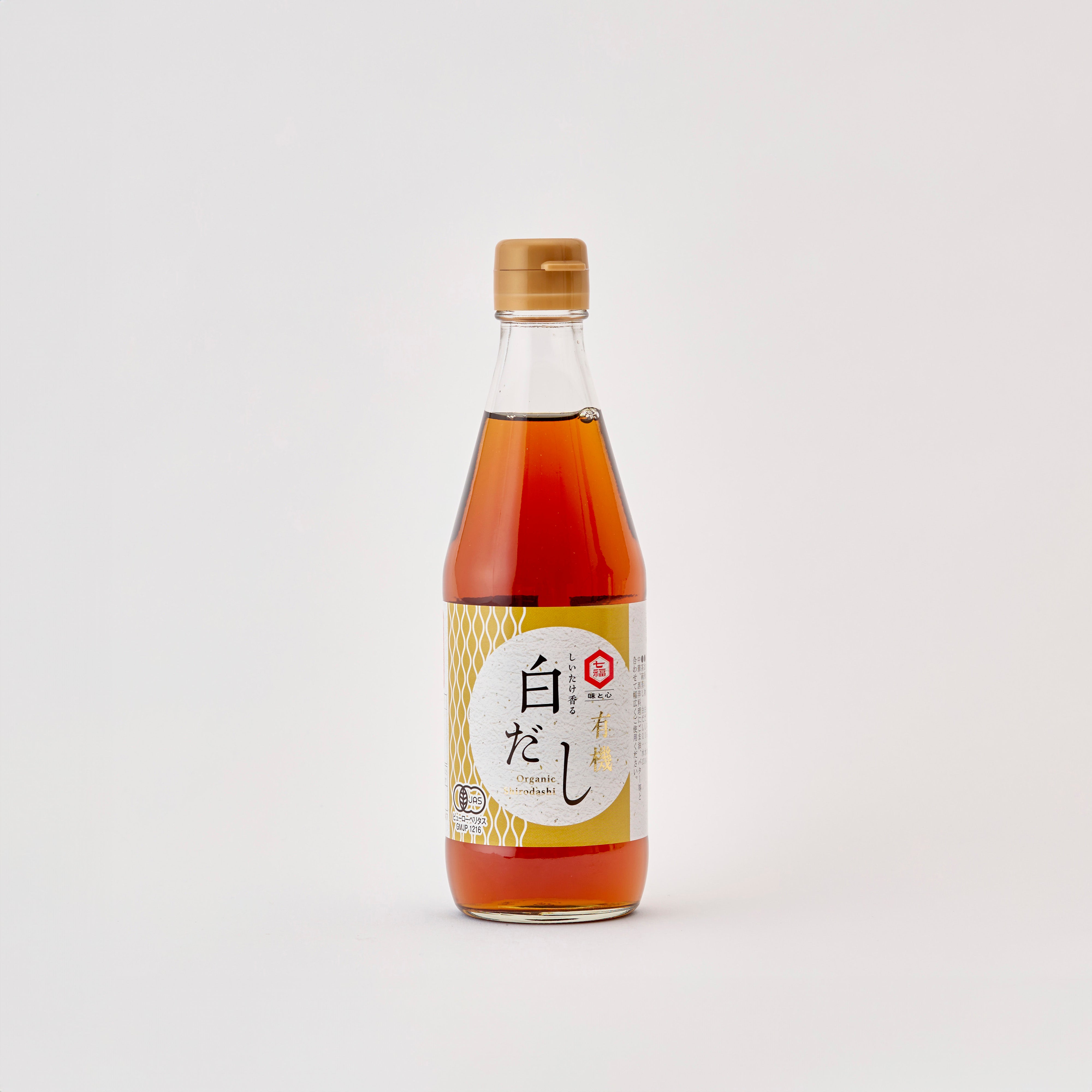 七福醸造 しいたけ香る有機白だし 360ml