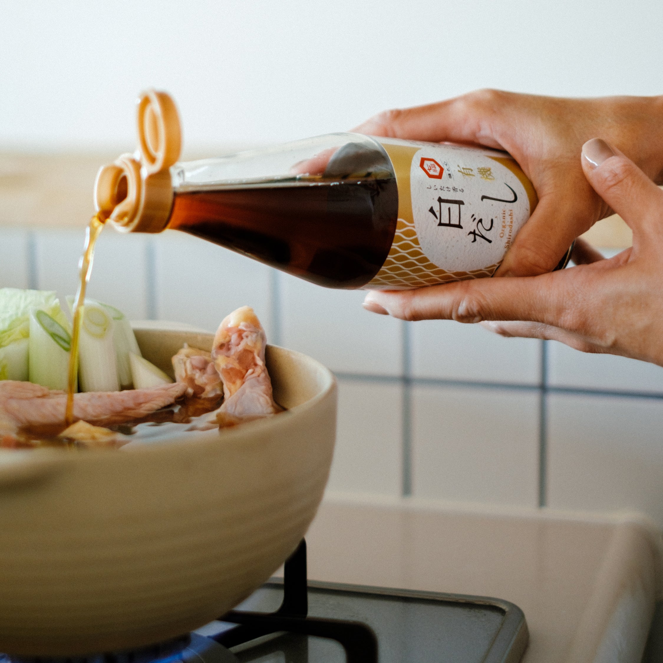 七福醸造 しいたけ香る有機白だし 360ml