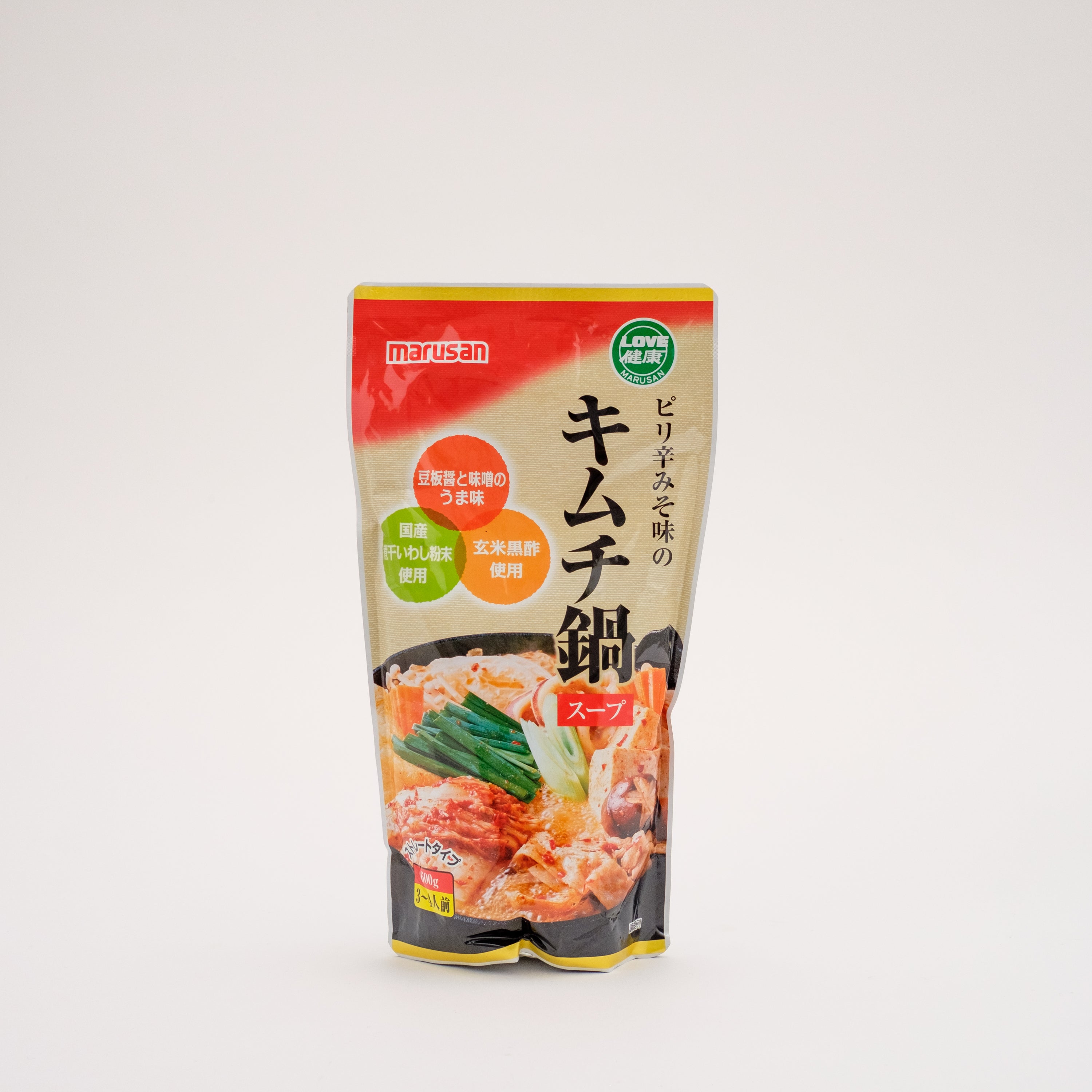 マルサンアイ ピリ辛みそ味のキムチ鍋スープ 600g