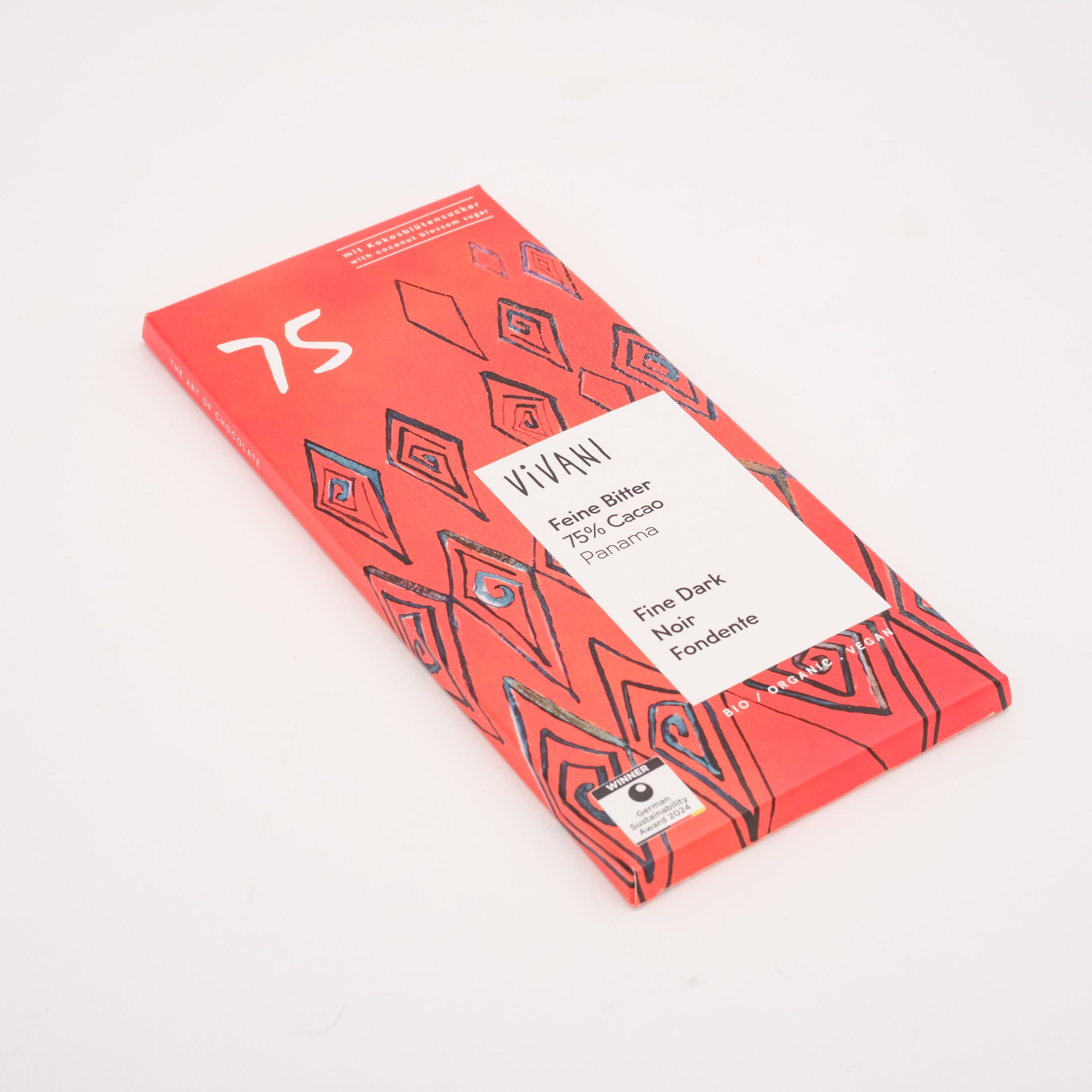 ViVANI オーガニックファインダークチョコレート75%| 無添加や自然食品