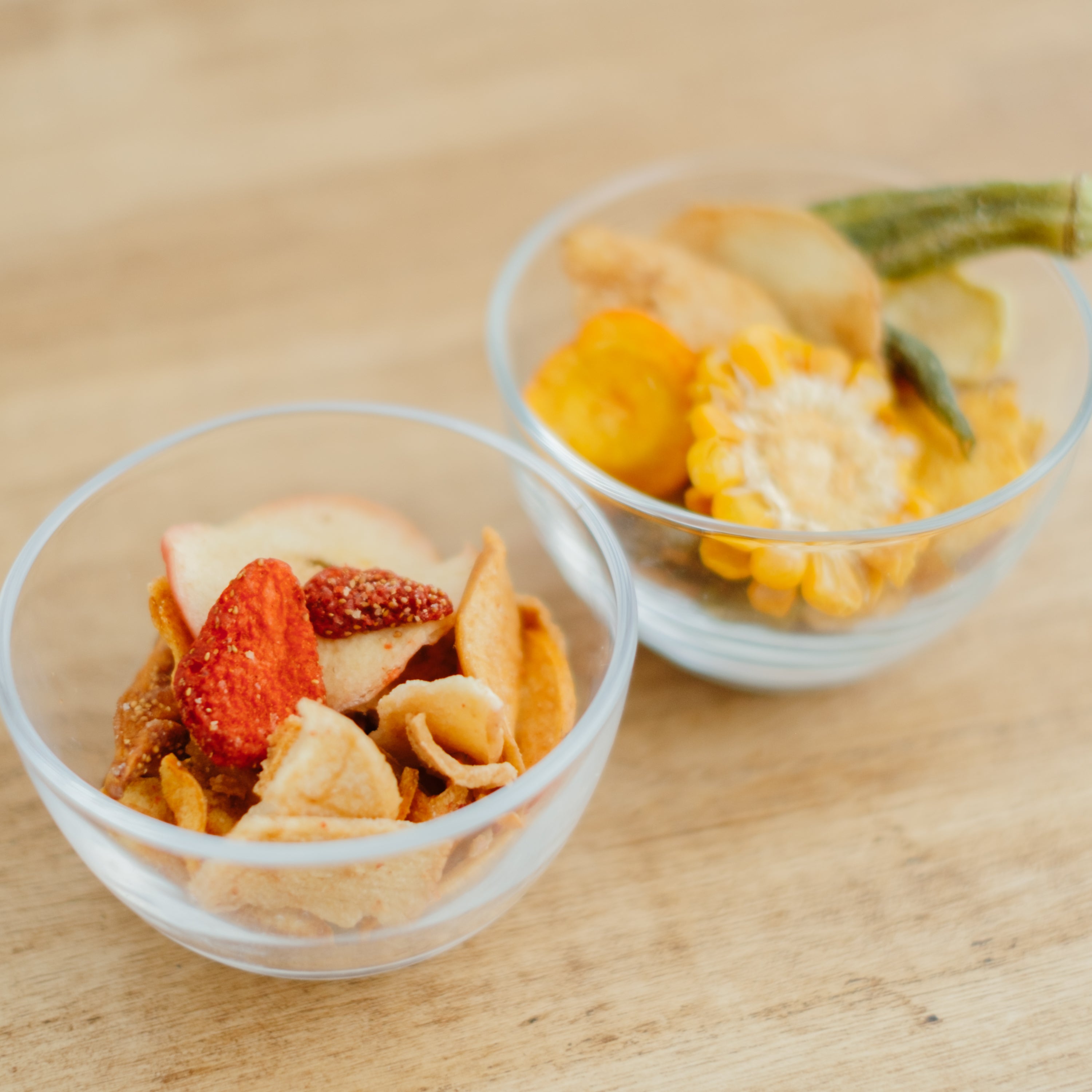 へそのやチップスセット【送料無料・10%OFF】やさいのチップス2袋・くだもののチップス2袋