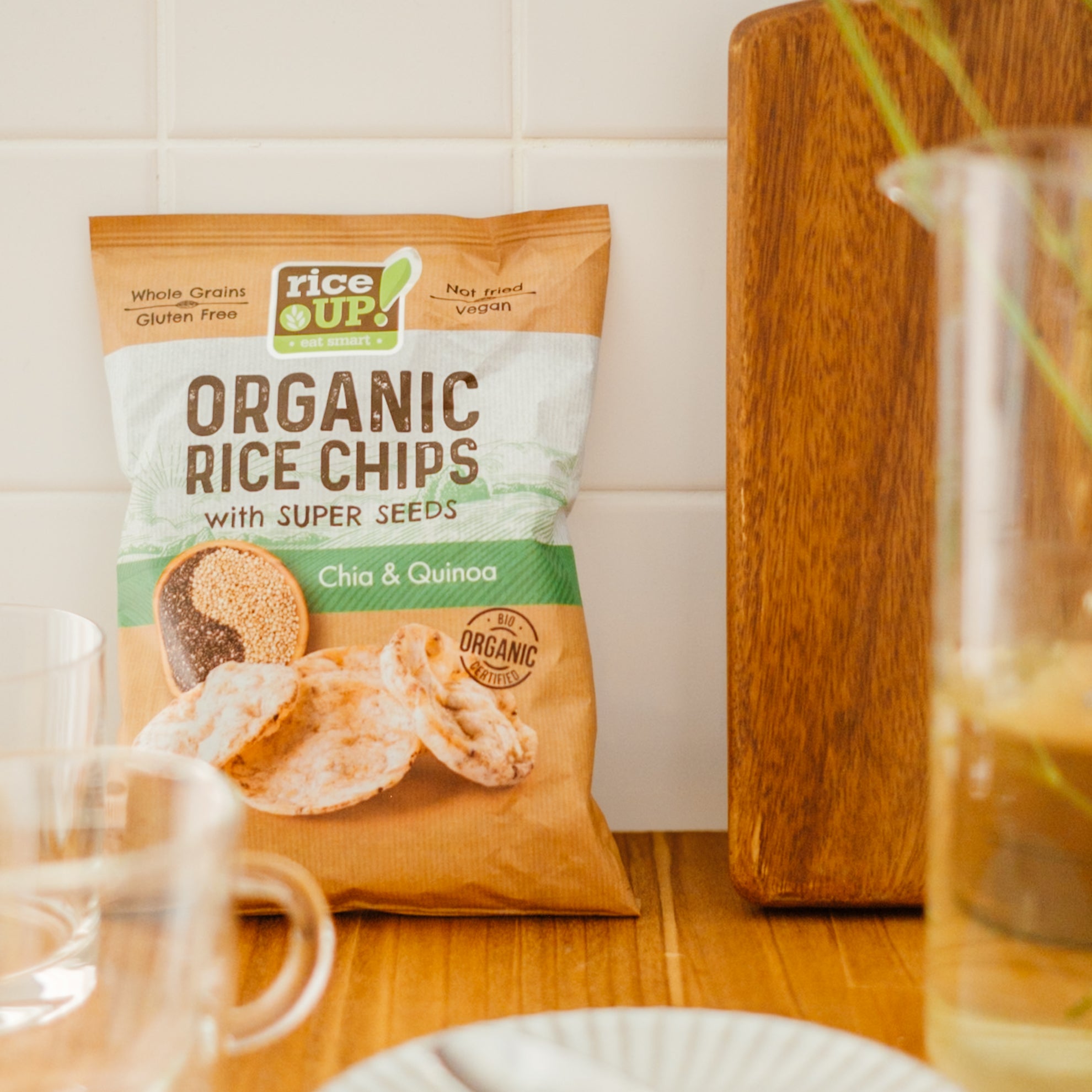 アリサンB190 有機玄米チップス チア＆キヌア 25g