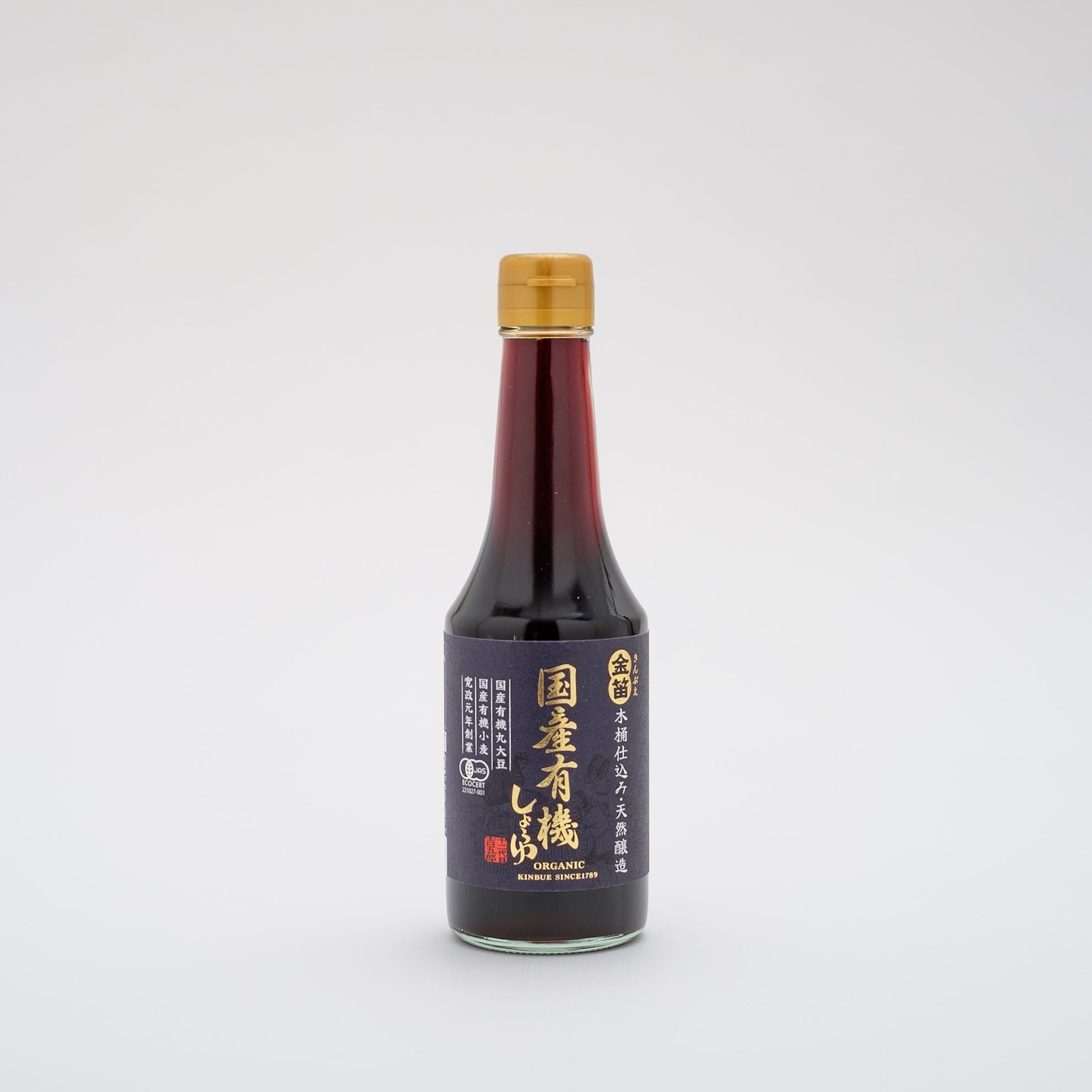 笛木醤油 金笛　国産有機しょうゆ　 300ml