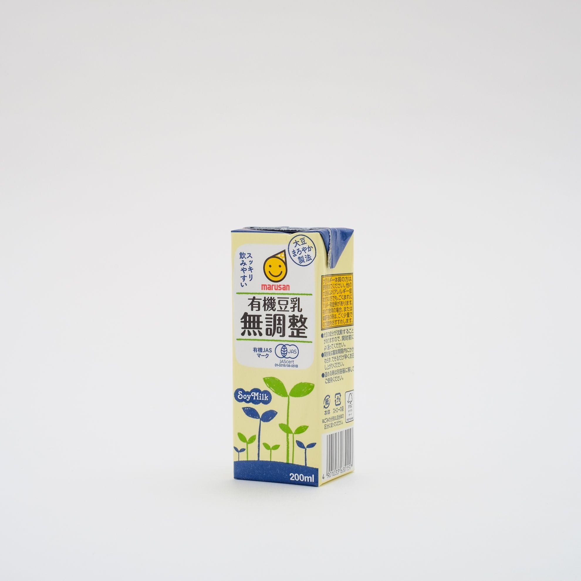 有機豆乳 無調整 200mL