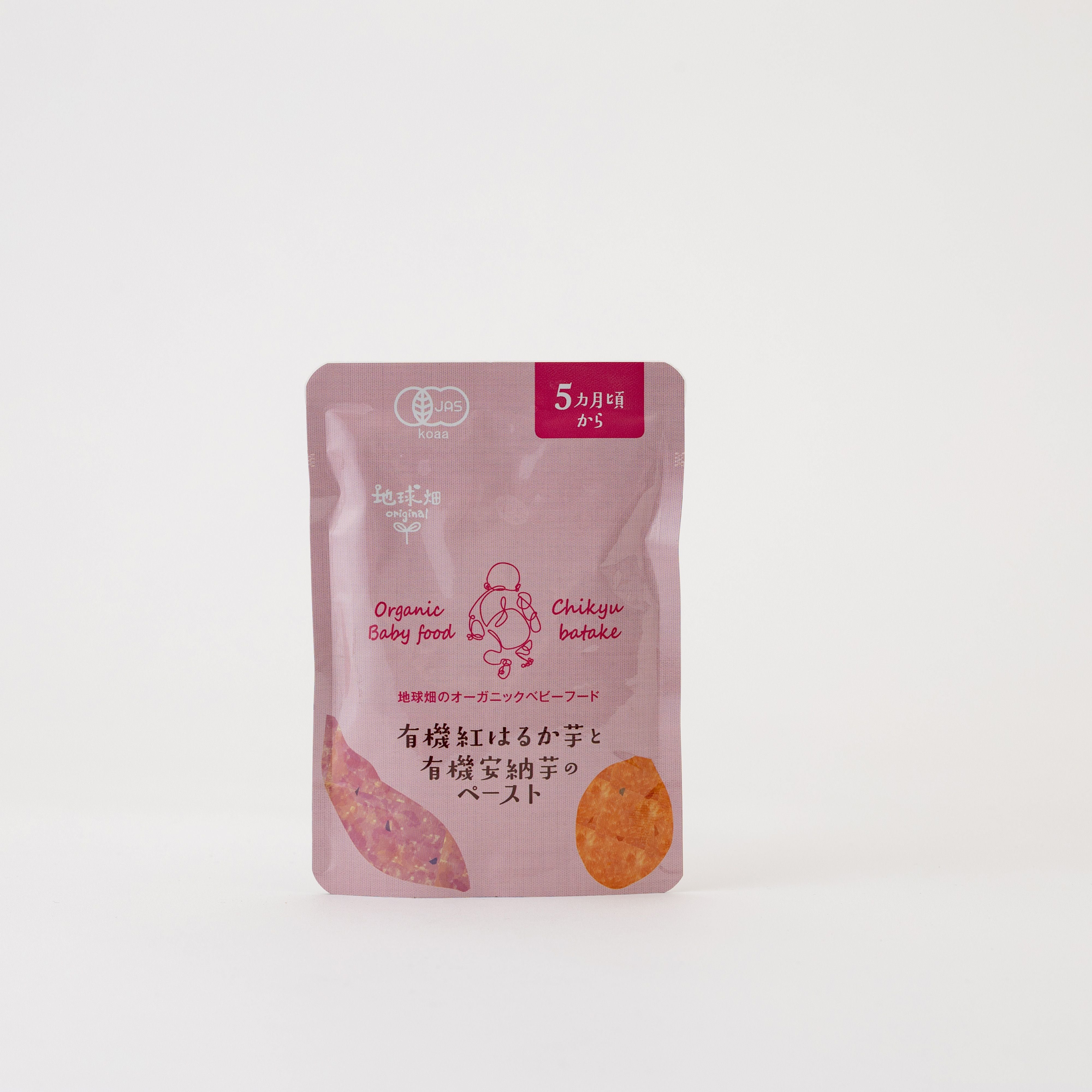 ムソー　かごしま　有機紅はるか芋と有機安納芋のペースト 80g