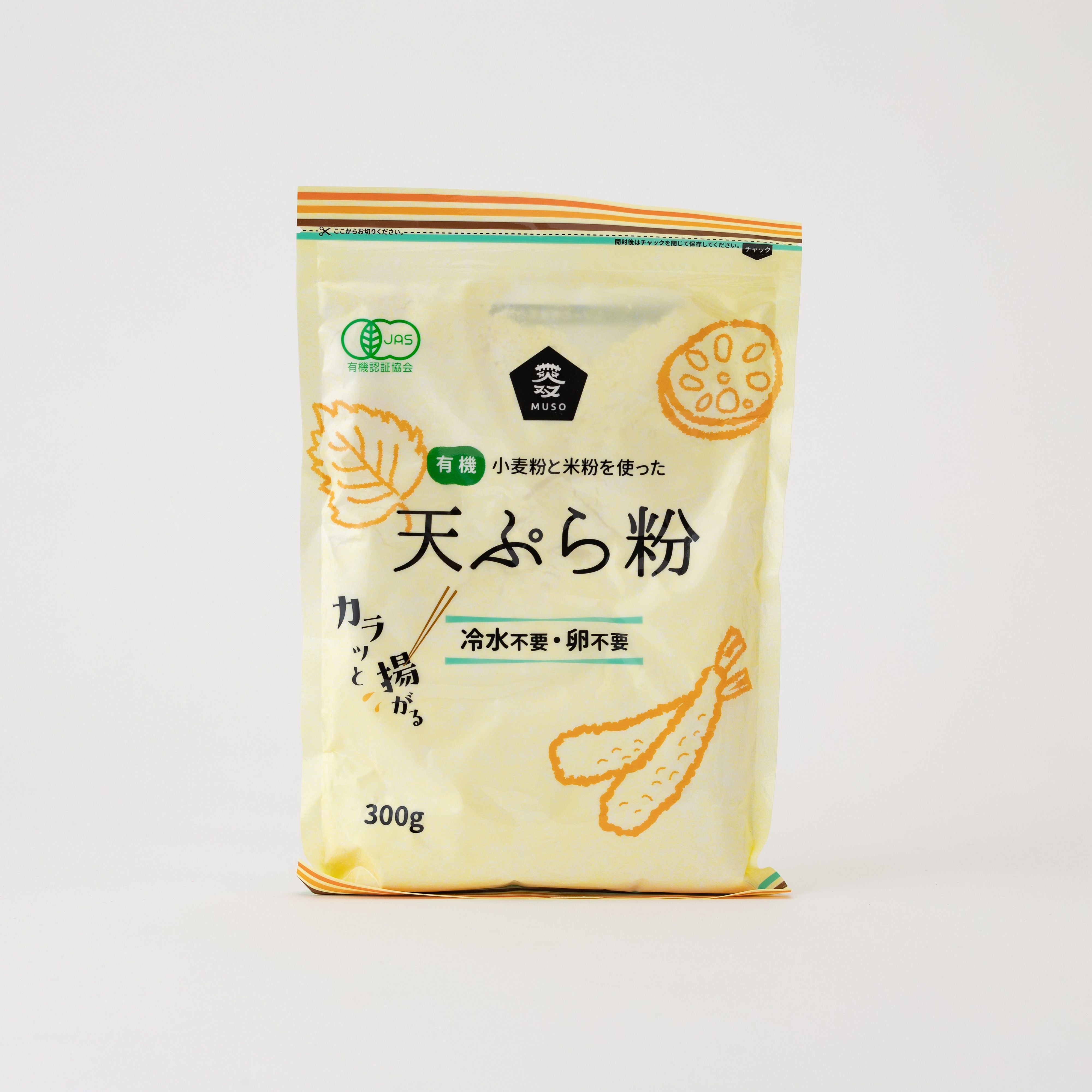 ムソー 無双 有機天ぷら粉 300g