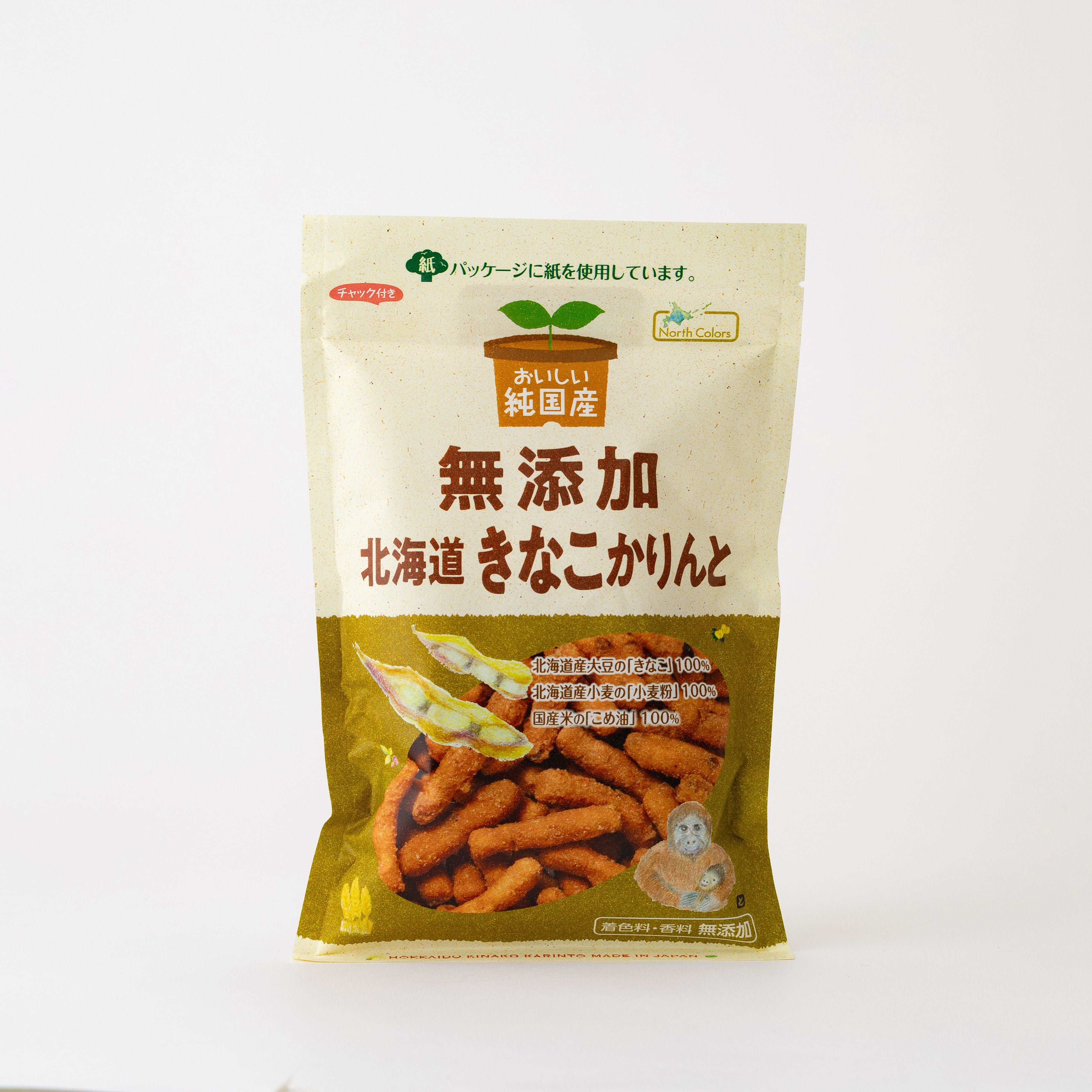 お得に買える！【賞味期限：2025/5/21】ノースカラーズ 純国産 北海道きなこかりんと 95g
