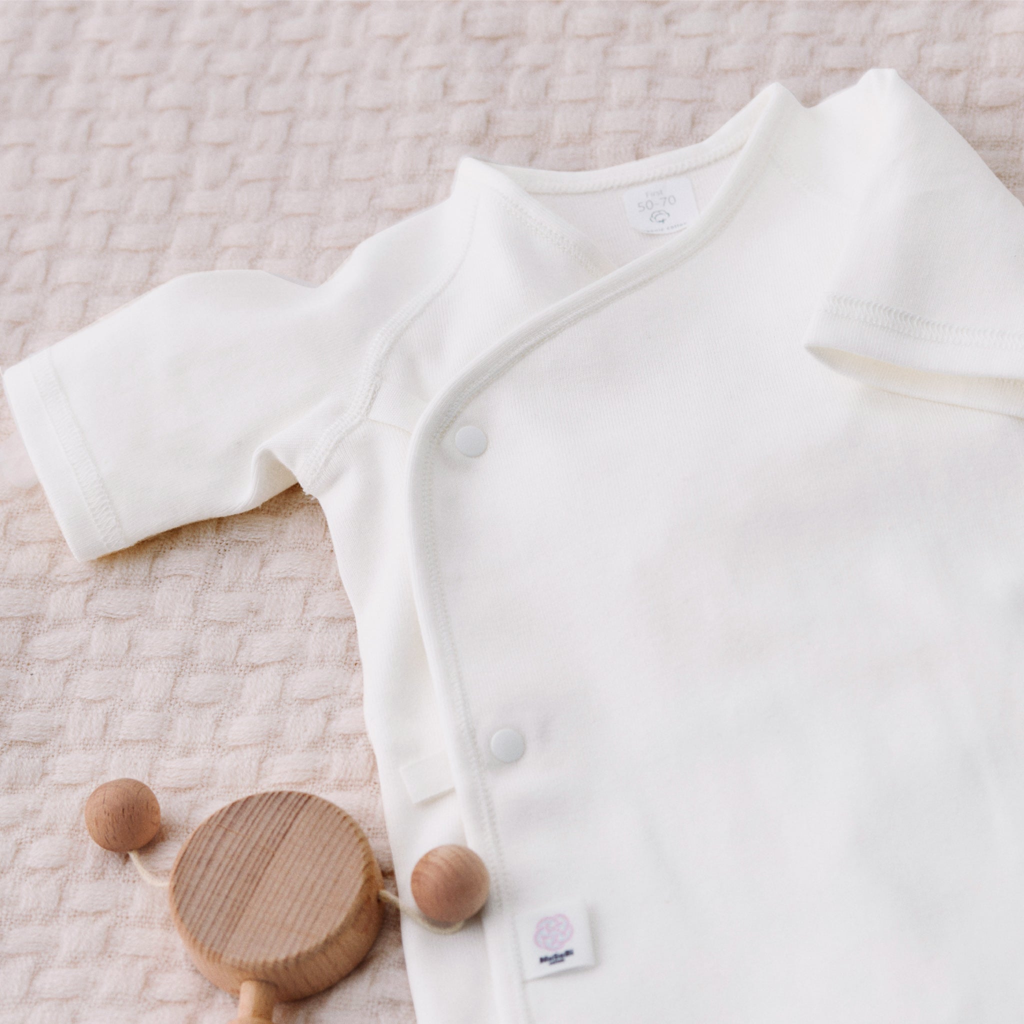 のびやかコットンのベビー中肌着